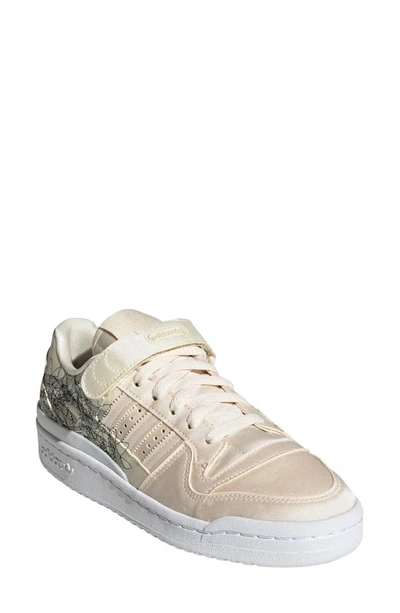 Shop Adidas Originals Forum 84 Low Sneaker In White/ Crm White/ Ftwr White