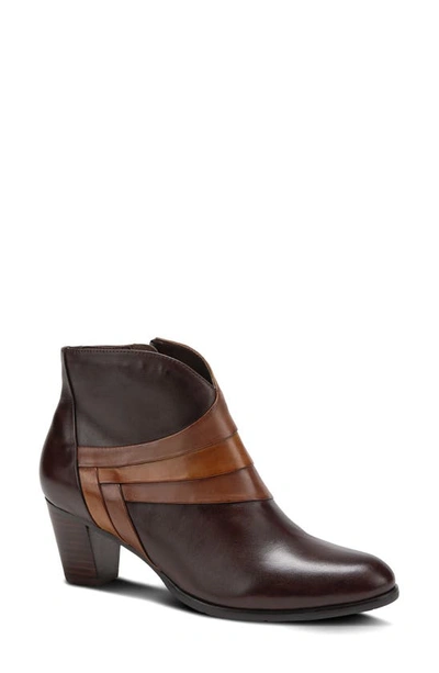 Shop Spring Step Cascalla Bootie In Chocolate Brown