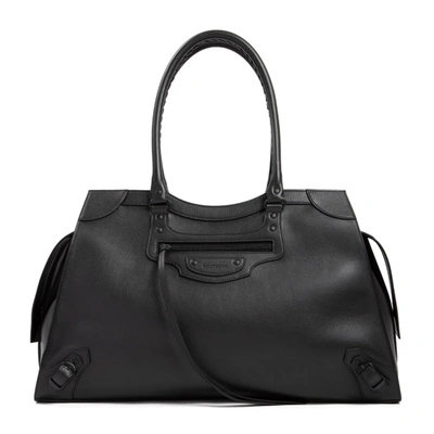 Shop Balenciaga Neo Classic City Bag In Black
