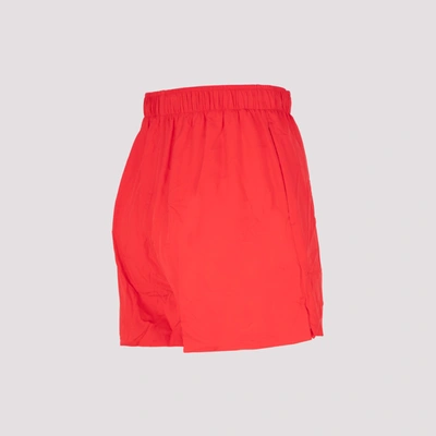 Shop Balenciaga Running Shorts Pants In Red