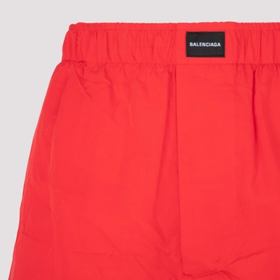 Shop Balenciaga Running Shorts Pants In Red