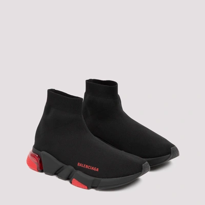 Shop Balenciaga Speed Clear Sole Trainers Shoes In Black