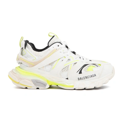 Shop Balenciaga Track Sneakers Shoes In White