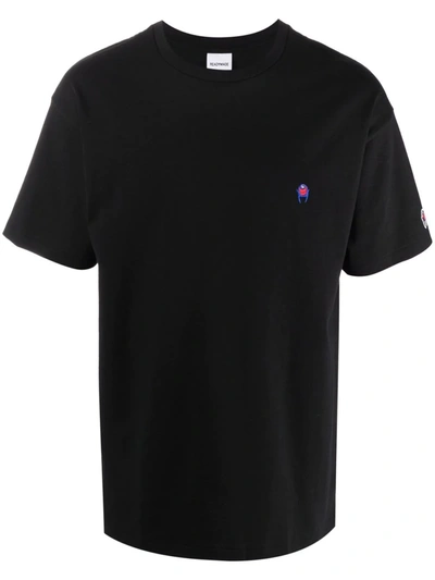 Shop Readymade Logo-embroidered Cotton T-shirt In Schwarz