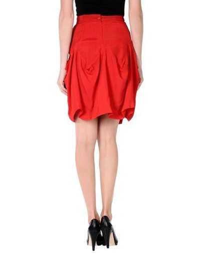 Shop Vivienne Westwood Anglomania Knee Length Skirt In Red