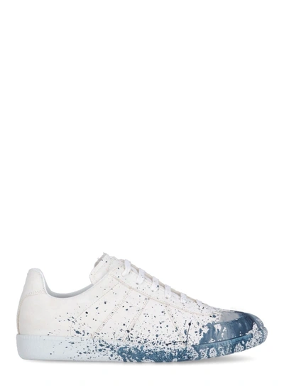 Maison Margiela White Paint Drop Replica Sneakers – BlackSkinny