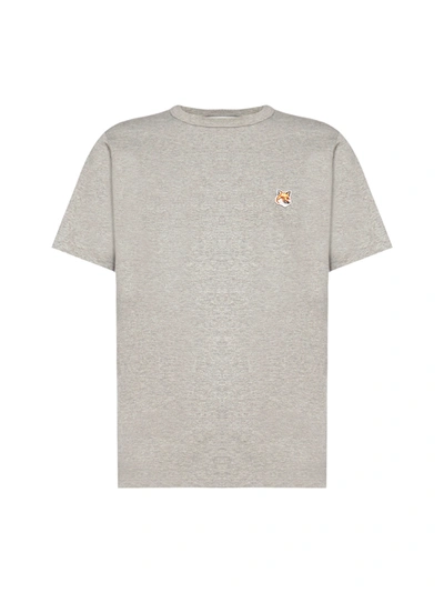 Shop Maison Kitsuné T-shirt In Grey Melange