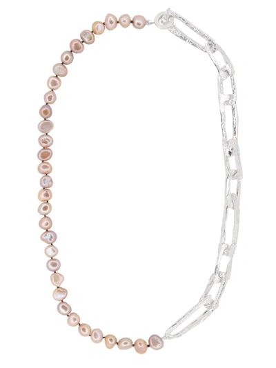 Shop Loveness Lee Adesia Pearl Necklace In Silber