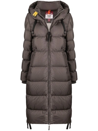 Shop Parajumpers Hooded Padded Coat In Grün