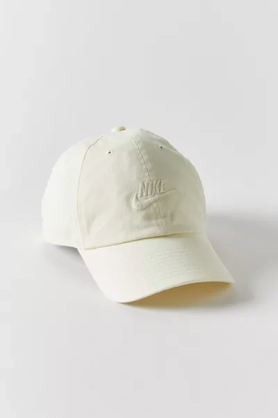 Shop Nike Sportswear Heritage86 Futura Washed Baseball Hat In Light Yellow