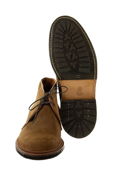 Shop Alden Shoe Company Alden Chukka - Suede Ankle Boot In Snuff Suede