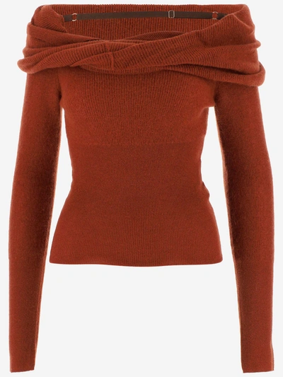 Shop Jacquemus Sweaters In Light Brown