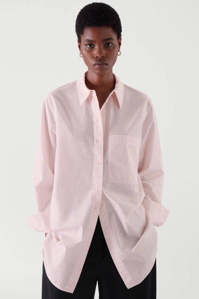 OVERSIZED TAILORED SHIRT - WHITE - COS