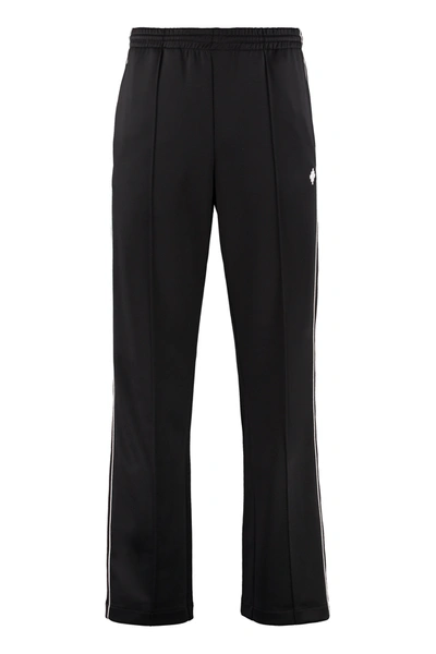 Shop Marcelo Burlon County Of Milan Side Stripe Track Pants In Black