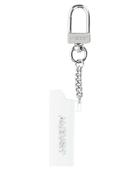 Shop Ambush Metal Lighter Case Key Ring  White  Uomo Tu
