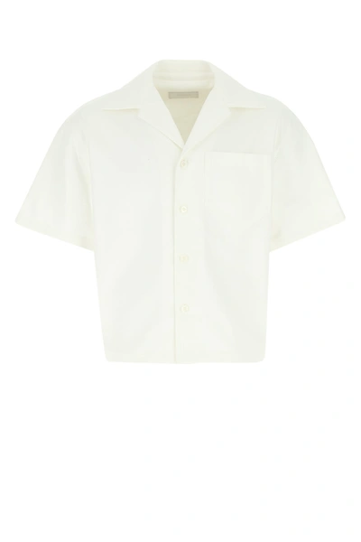 Prada White Shirt With Double Pocket | ModeSens