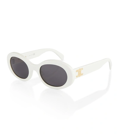 Celine Women's Round Sunglasses, 52mm In White