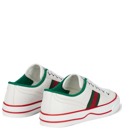 GUCCI TENNIS 1977皮革运动鞋