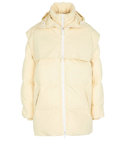 Shop Bottega Veneta Down Puffer Jacket In White