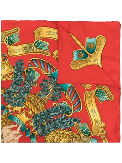 Pre-owned Hermes 1990s  Europe Silk Scarf In Multicolour