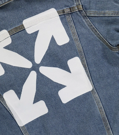 Shop Off-white Denim Jacket In Blue