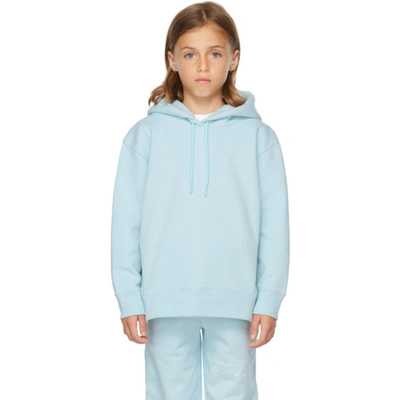 Martine Rose Ssense Exclusive Kids Blue Classic Hoodie In Light Blue