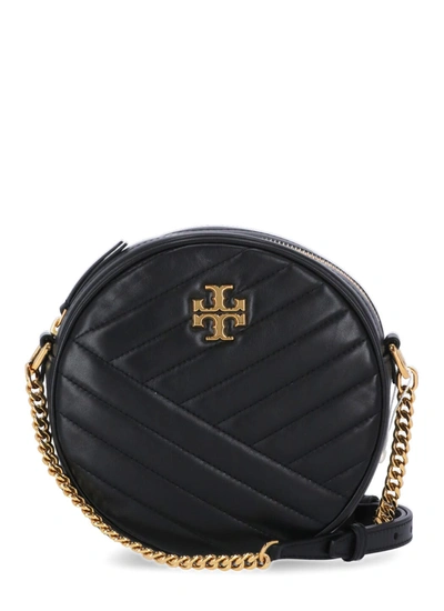 Shop Tory Burch Kira Chevron Circle Bag In Black