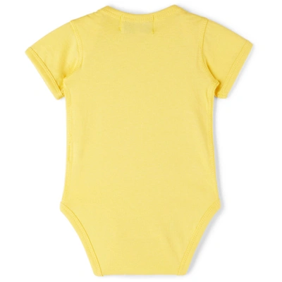 Shop Collina Strada Ssense Exclusive Baby Yellow Worm Printed Bodysuit In Light Yellow
