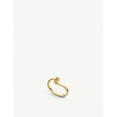 Shop Gucci Gg Running 18ct Yellow-gold Ring In Yellow Gold