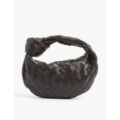 Shop Bottega Veneta The Mini Jodie Intrecciato Leather Hobo Bag