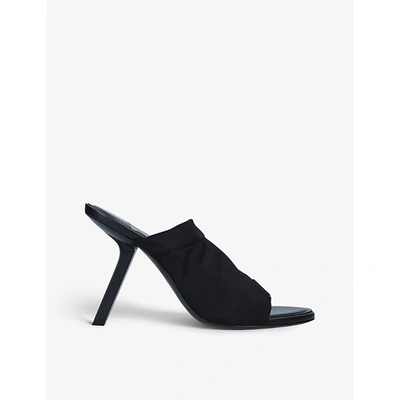 Shop Balenciaga Slash-heel Open-toe Stretch-knit Sandals