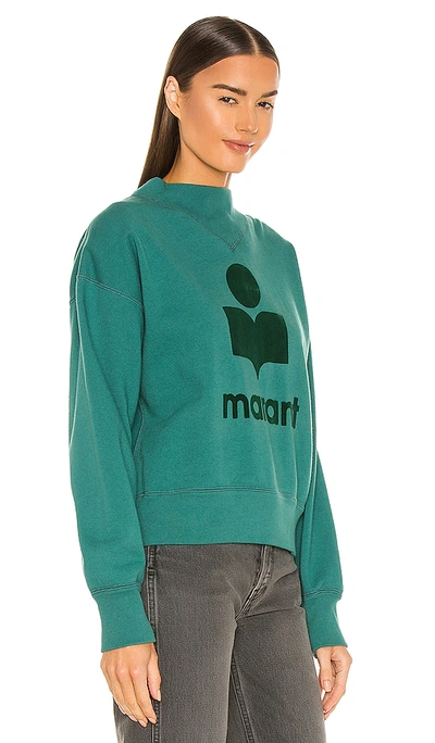 Shop Isabel Marant Étoile Moby Sweatshirt In Green