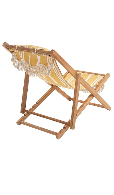 Shop Business & Pleasure Co. Sling Chair In Yellow