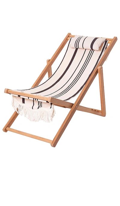 Shop Business & Pleasure Co. Sling Chair In Black,white