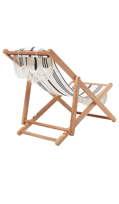 Shop Business & Pleasure Co. Sling Chair In Black,white
