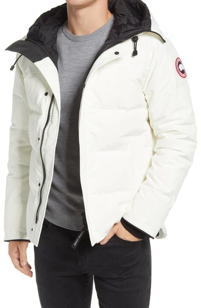 Shop Canada Goose 'macmillan' Slim Fit Hooded Parka In N.star Wh/bl De Letoile