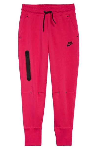 Nike Kids' Sportswear Tech Fleece Sweatpants In Fireberry,heather,black |  ModeSens
