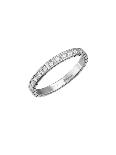 Shop Chopard Ice Cube Diamond & 18k White Gold Ring