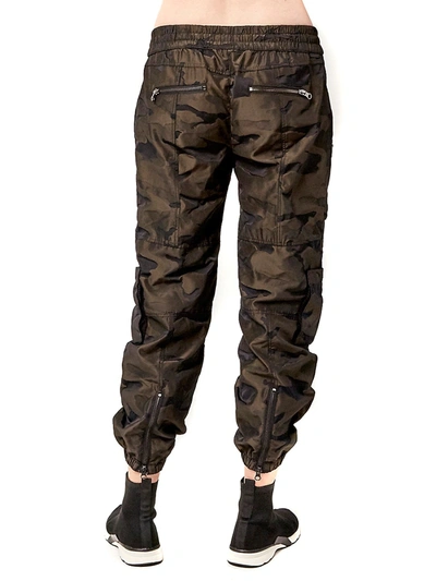 Shop Blanc Noir Airborne Camo Pants In New Grey Camo