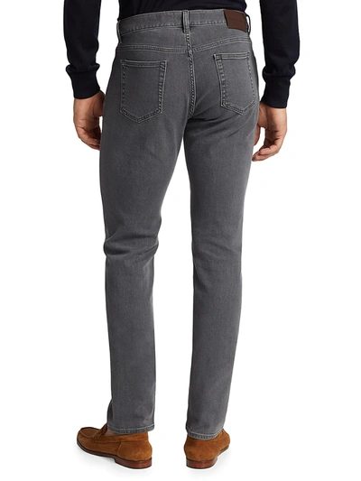 Shop Ermenegildo Zegna Organic Cotton Jeans In Grey