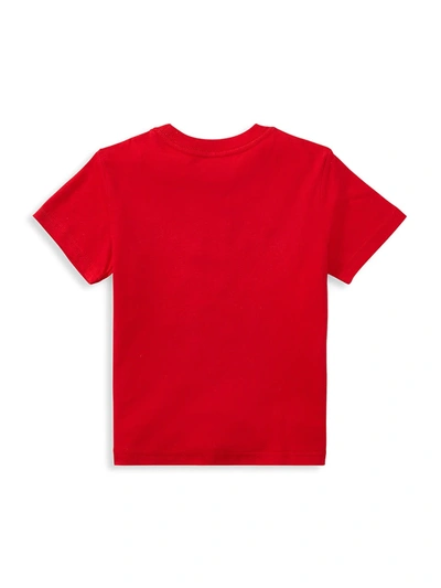 Shop Ralph Lauren Little Boy's & Boy's Cotton Jersey T-shirt In Red