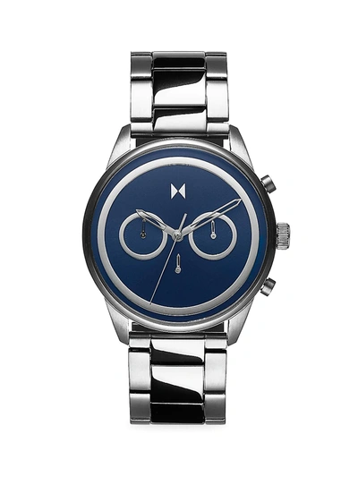 Shop Mvmt Men's Power Lane Sonic Stainless Steel Watch In Blue