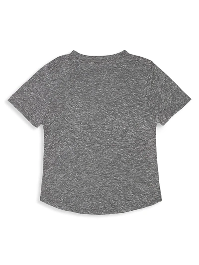 Shop Miles And Milan Baby's & Little Kid's Signature Patch T-shirt In Heather Grey