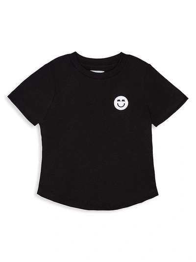 Shop Miles And Milan Baby's & Little Kid's Signature Patch T-shirt In Black