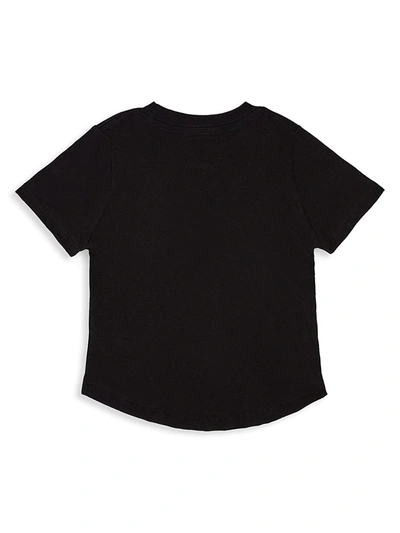 Shop Miles And Milan Baby's & Little Kid's Signature Patch T-shirt In Black