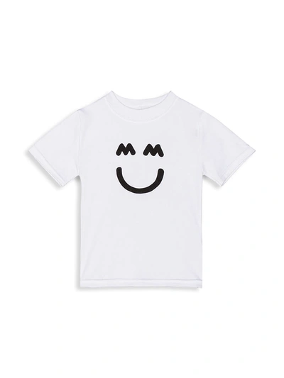 Shop Miles And Milan Baby's & Little Kid's The Happy T-shirt In White