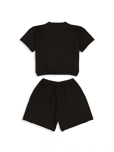 Shop Miles And Milan Baby's & Little Kid's The Khary Sweat Set In Black