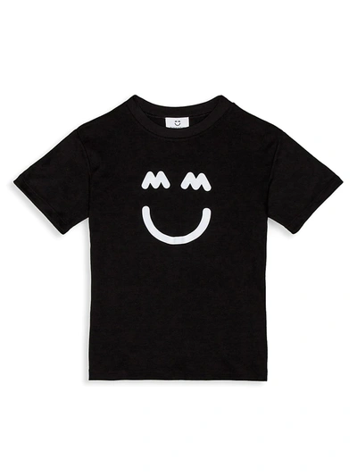Shop Miles And Milan Baby's & Little Kid's The Happy T-shirt In Black