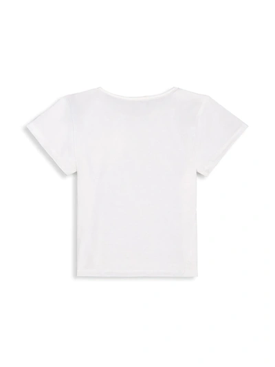 Shop Miles And Milan Baby's & Little Kid's Double Pocket Everyday T-shirt In White