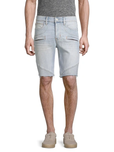 Shop Hudson Men's Blinder Biker Denim Short In Mesa View